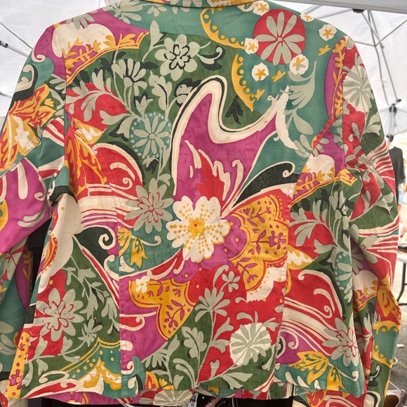 Coldwater Creek Multicolor Floral Blazer - Picture 3 of 3